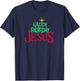 Christian Christmas HAPPY BIRTHDAY JESUS Women Men Kids T-Shirt - T-Shirt | Navy