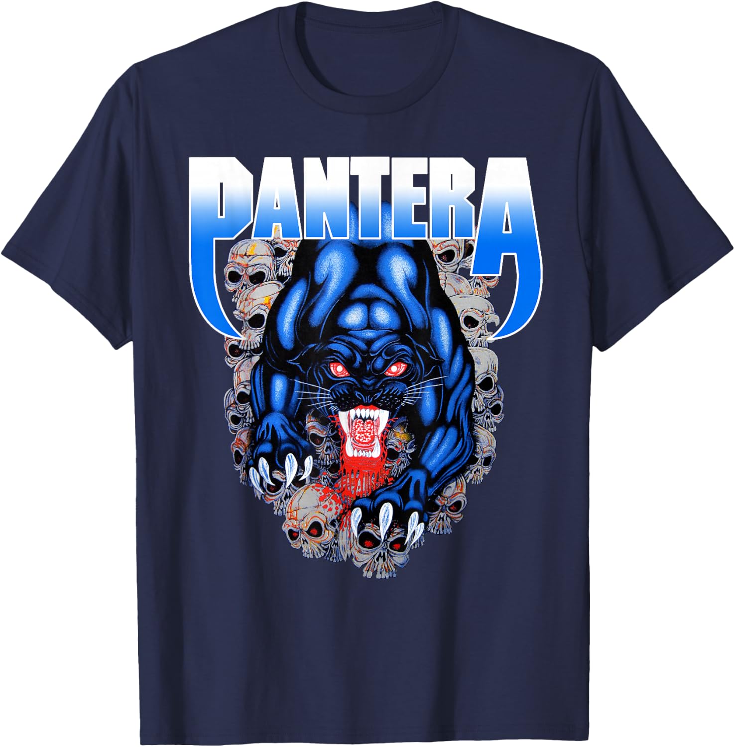 Pantera Official Black Panther T-Shirt - T-Shirt | Navy