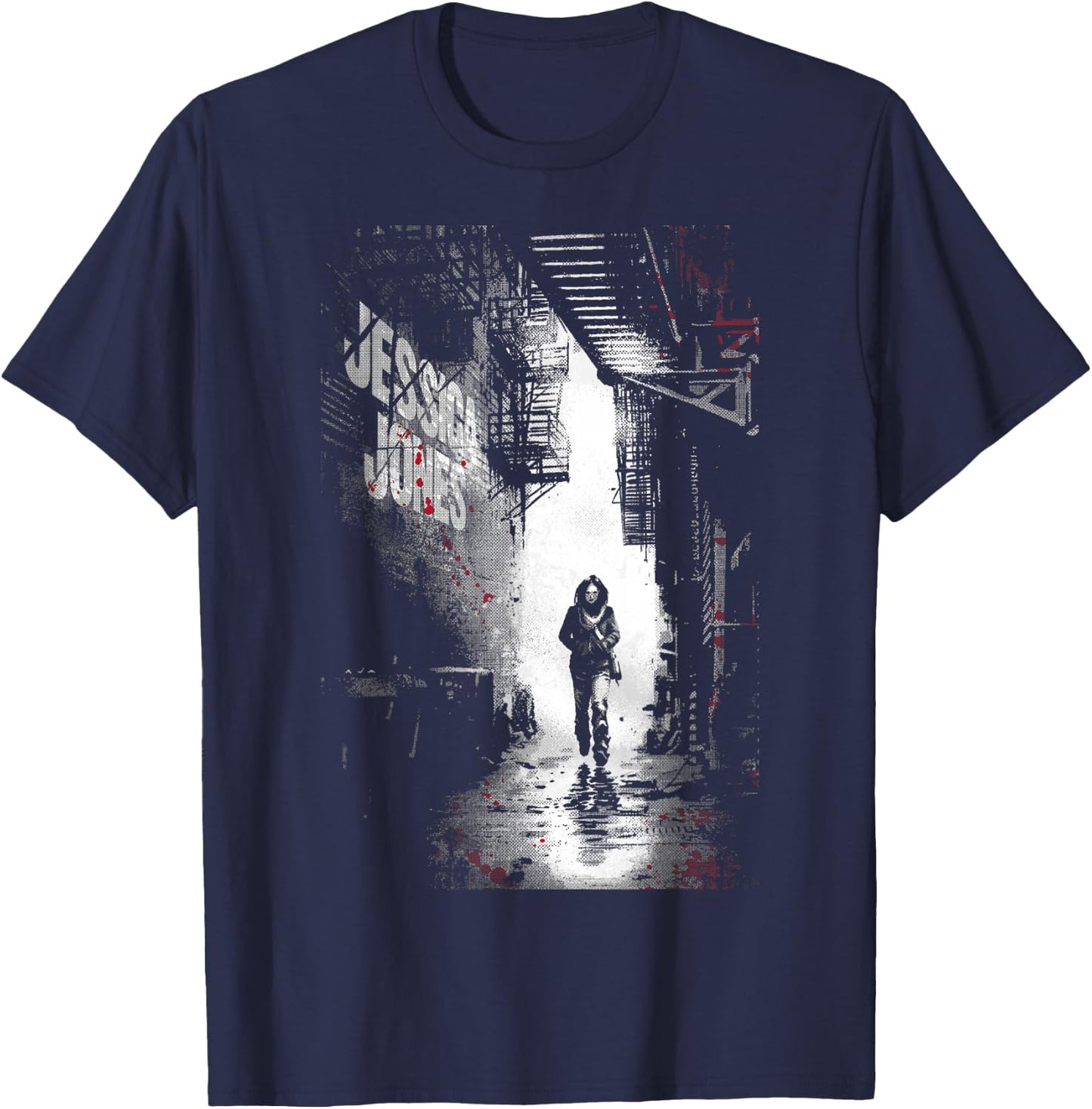 Marvel Jessica Jones Scene T-Shirt - T-Shirt | Navy
