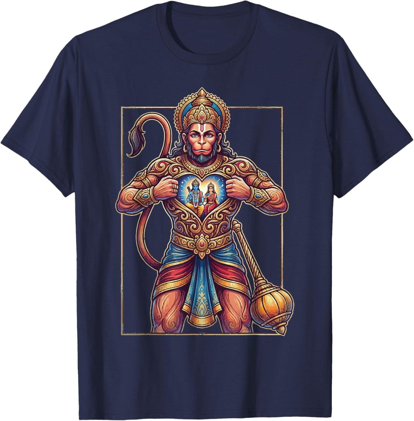 Hanuman Ji T-Shirt - T-Shirt | Navy