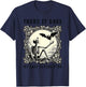 There It Goes My Last Flying Fuck Skeletons Funny Halloween T-Shirt - T-Shirt | Navy