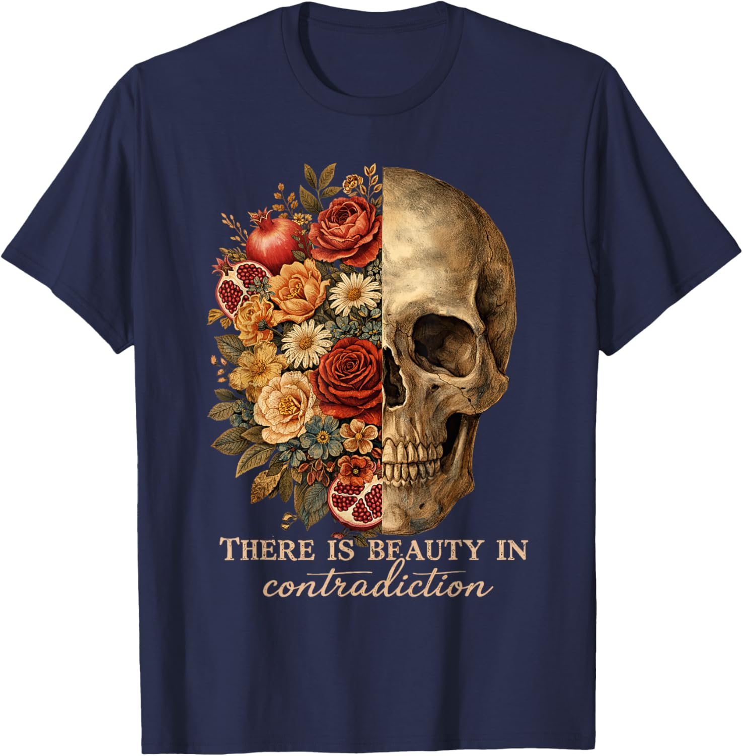 Persephone Greek Mythology A Beauty in that Contradiction T-Shirt - T-Shirt | Navy