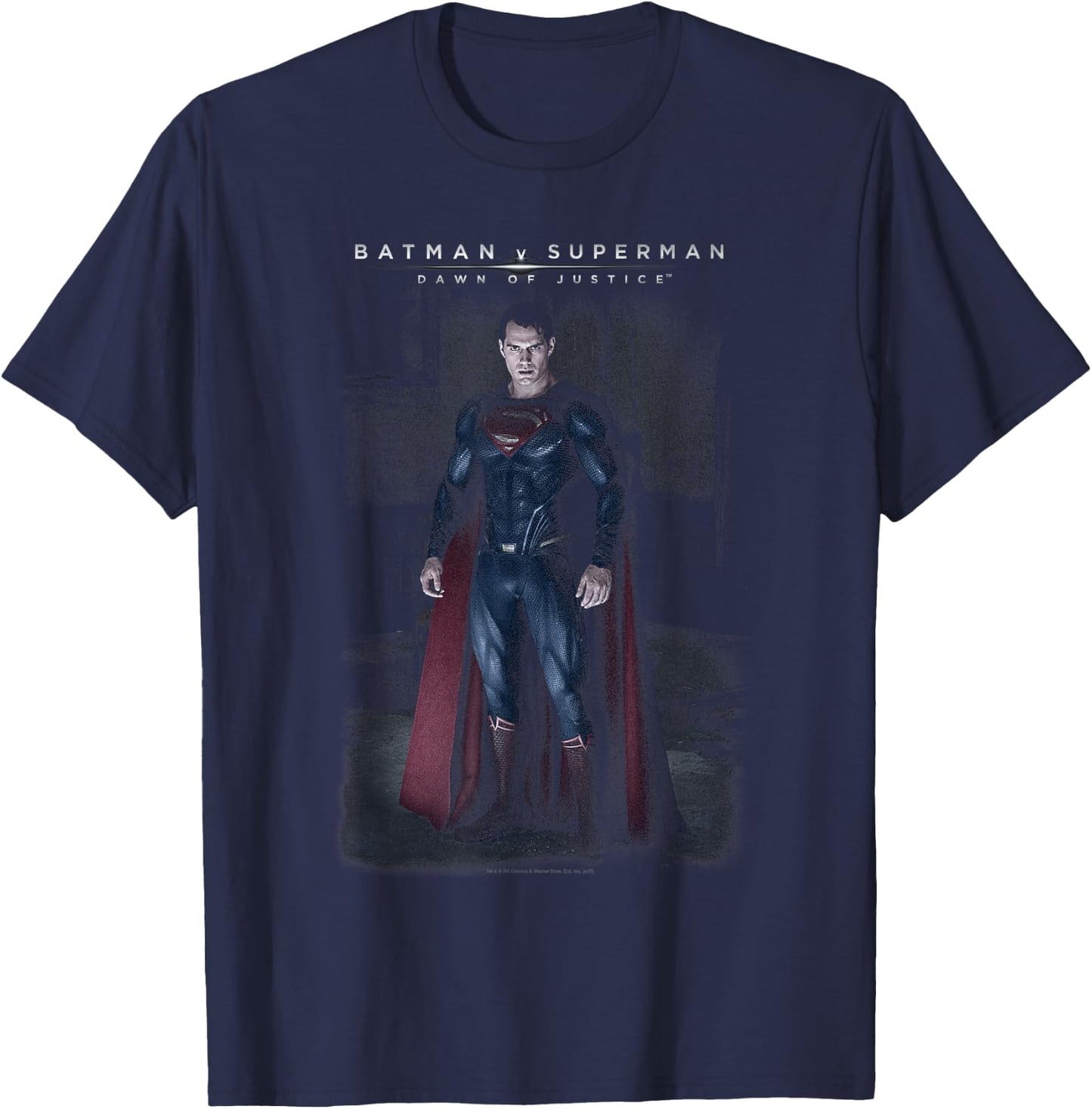 Batman v Superman Stand Tall T Shirt T-Shirt - T-Shirt | Navy