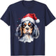 Cavalier King Charles Christmas Dog T-Shirt - T-Shirt | Navy
