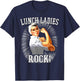 Retro Lunch Ladies Rock Cafeteria Worker Funny Lunch Lady T-Shirt - T-Shirt | Navy