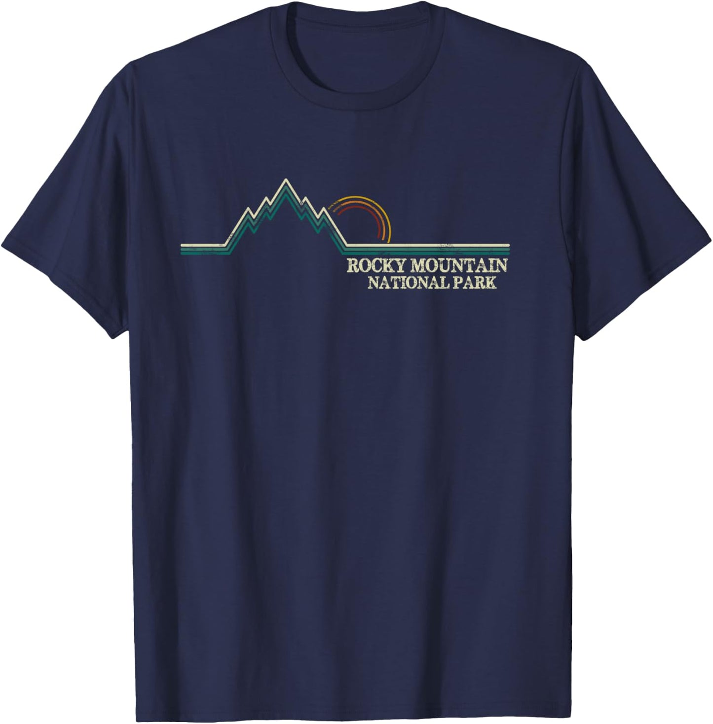Rocky Mountain National Park Colorado Souvenir Shirt T-Shirt - T-Shirt | Navy