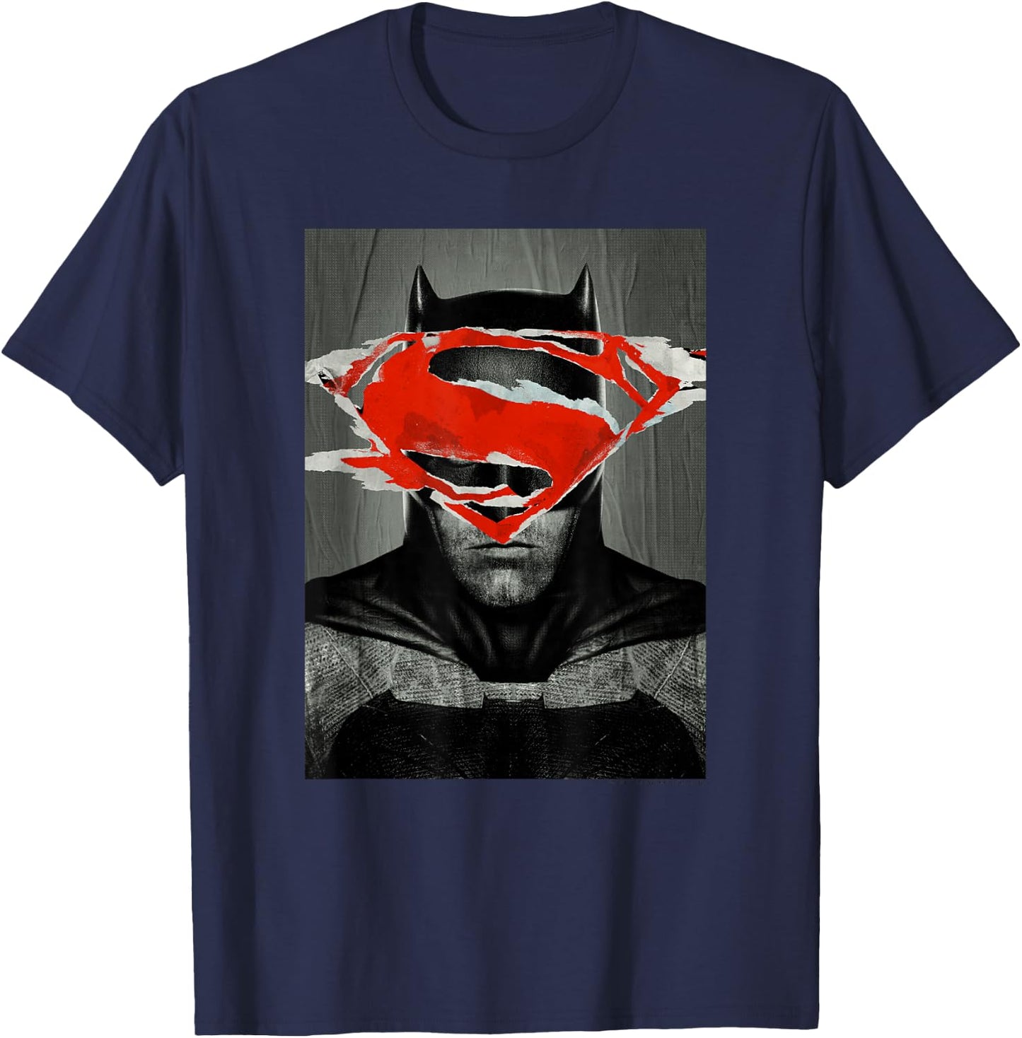 Batman v Superman Batman Poster T Shirt T-Shirt - T-Shirt | Navy