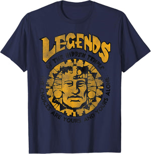 Nickelodeon Legends of The Hidden Temple Olmec T-Shirt - T-Shirt | Navy