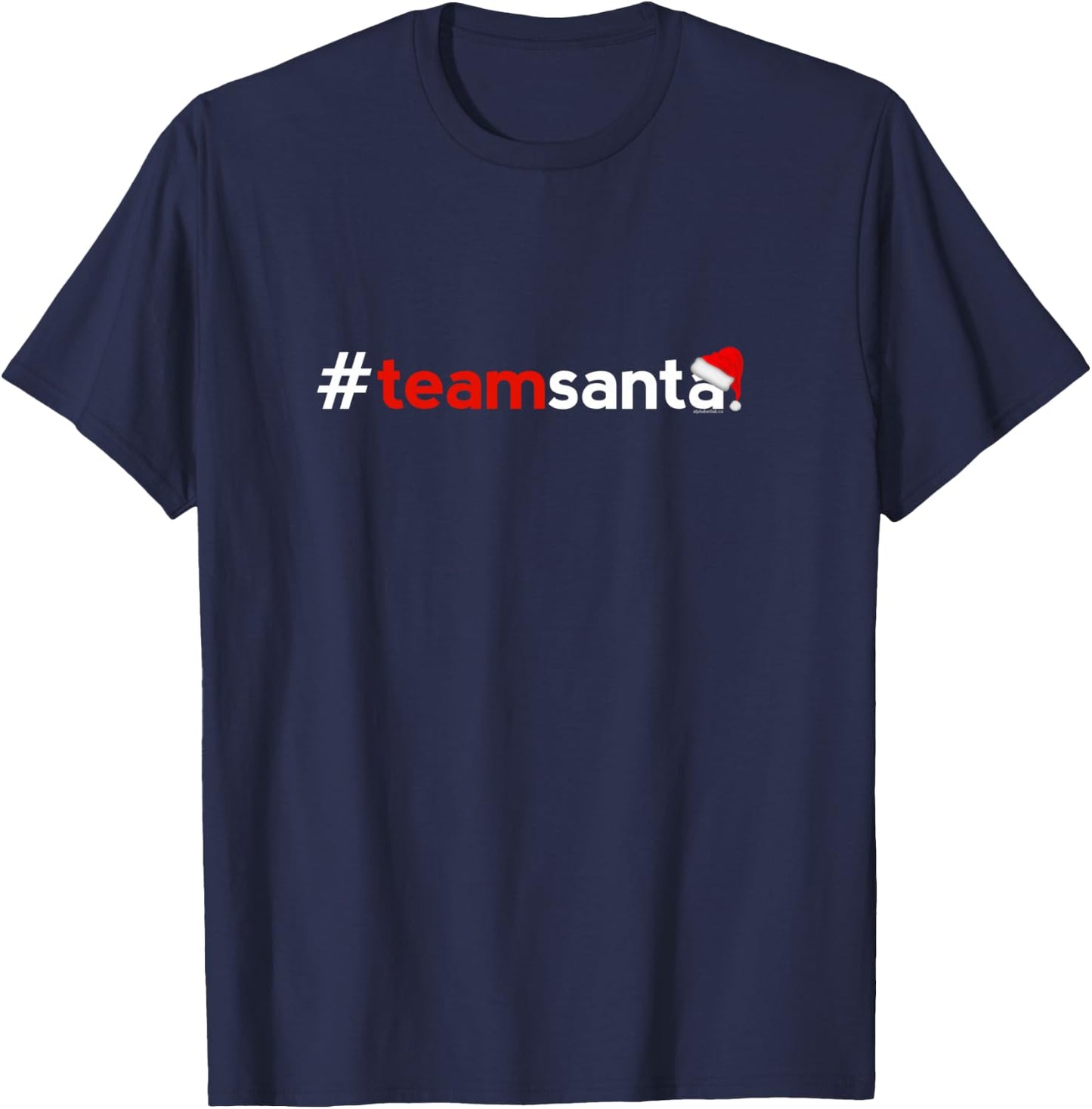 Christmas Shirts Women Kids | Team Santa Cute Idea T-Shirt - T-Shirt | Navy