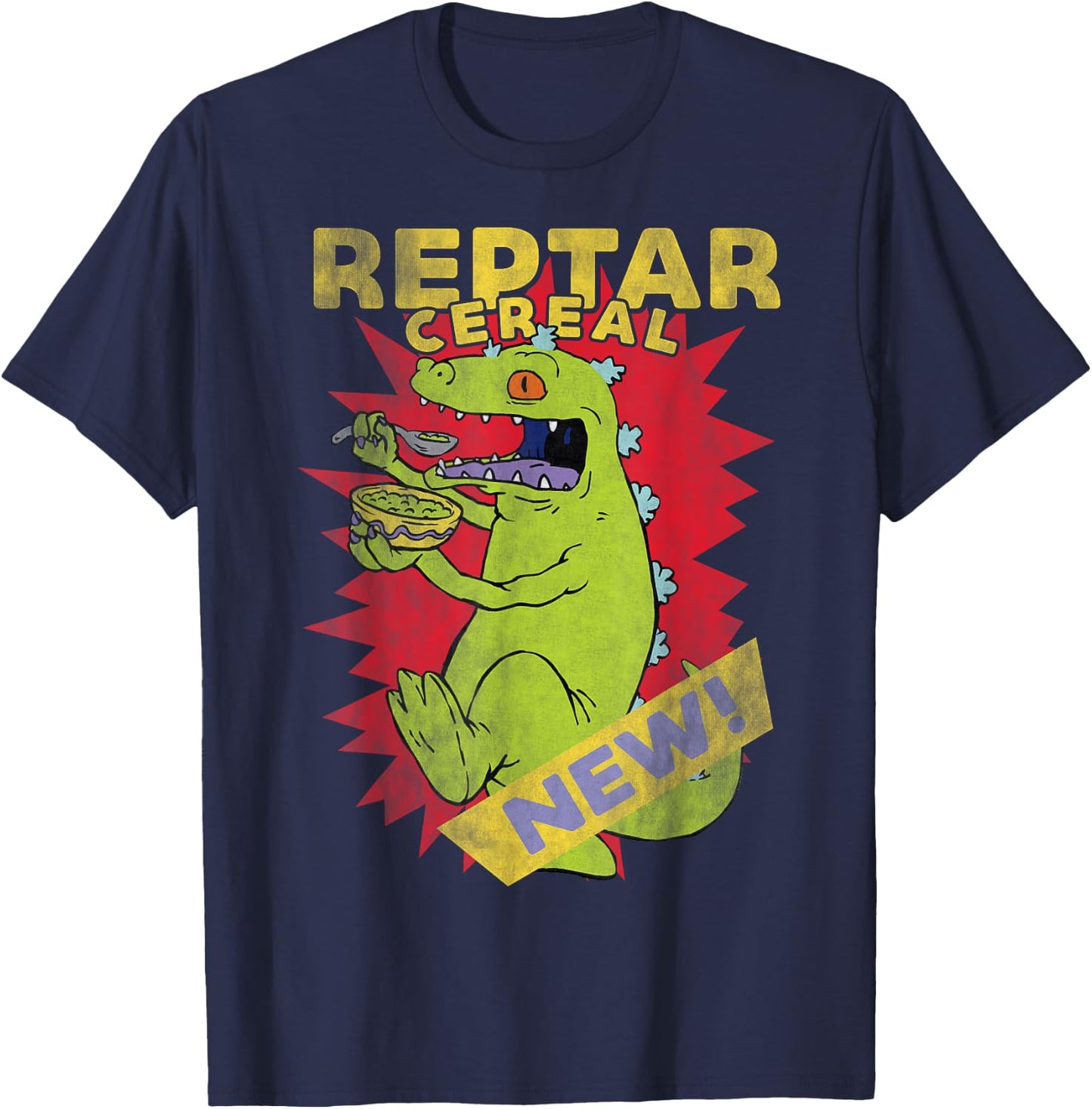 Nickelodeon Reptar Cereal T-Shirt - T-Shirt | Navy