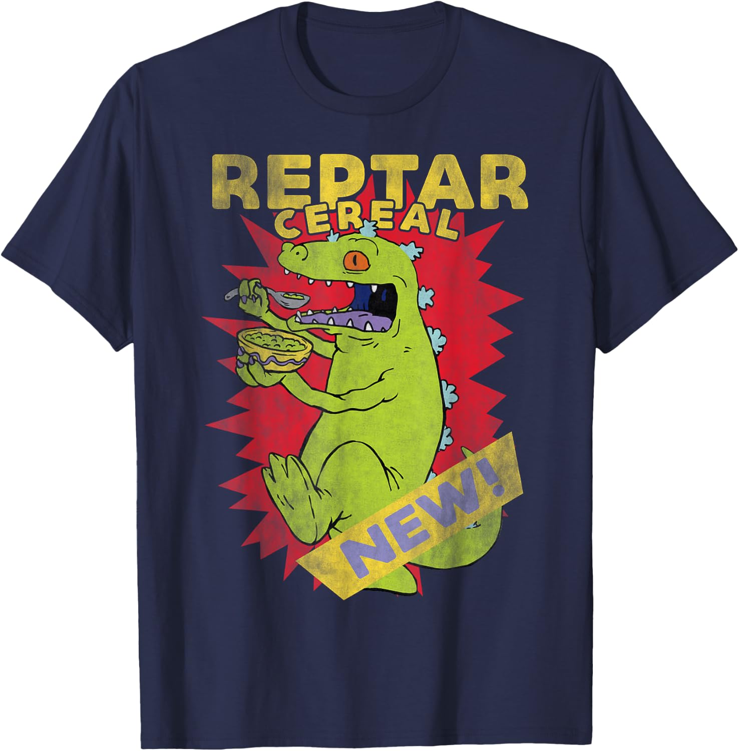 Nickelodeon Reptar Cereal T-Shirt - T-Shirt | Navy