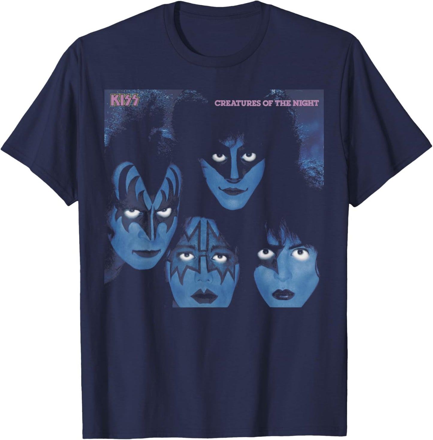 KISS - 1982 Creatures of the Night T-Shirt - T-Shirt | Navy