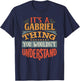 Gabriel Name Gifts By Vnz Gabriel Name T-Shirt - T-Shirt | Navy