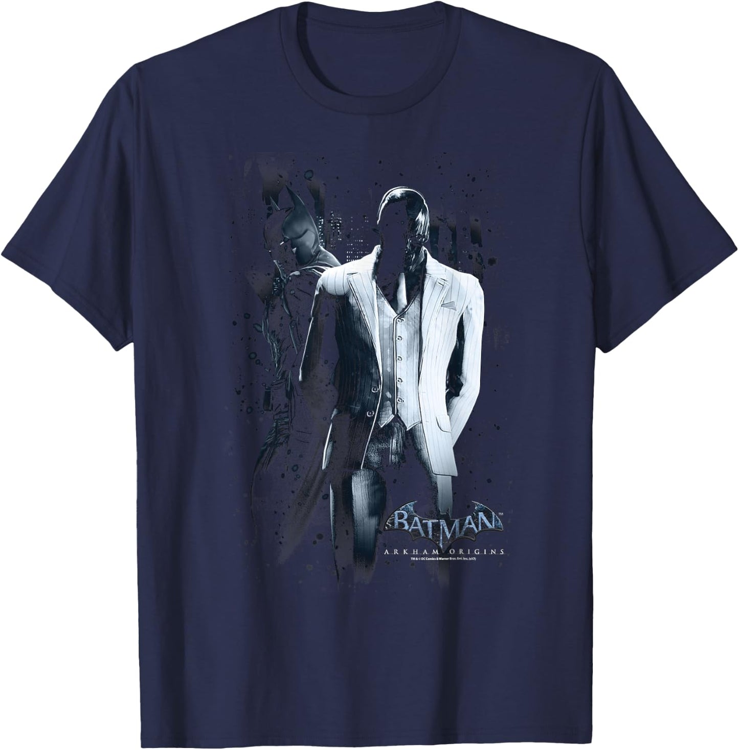 Batman: Arkham Origins Black Mask T Shirt T-Shirt - T-Shirt | Navy
