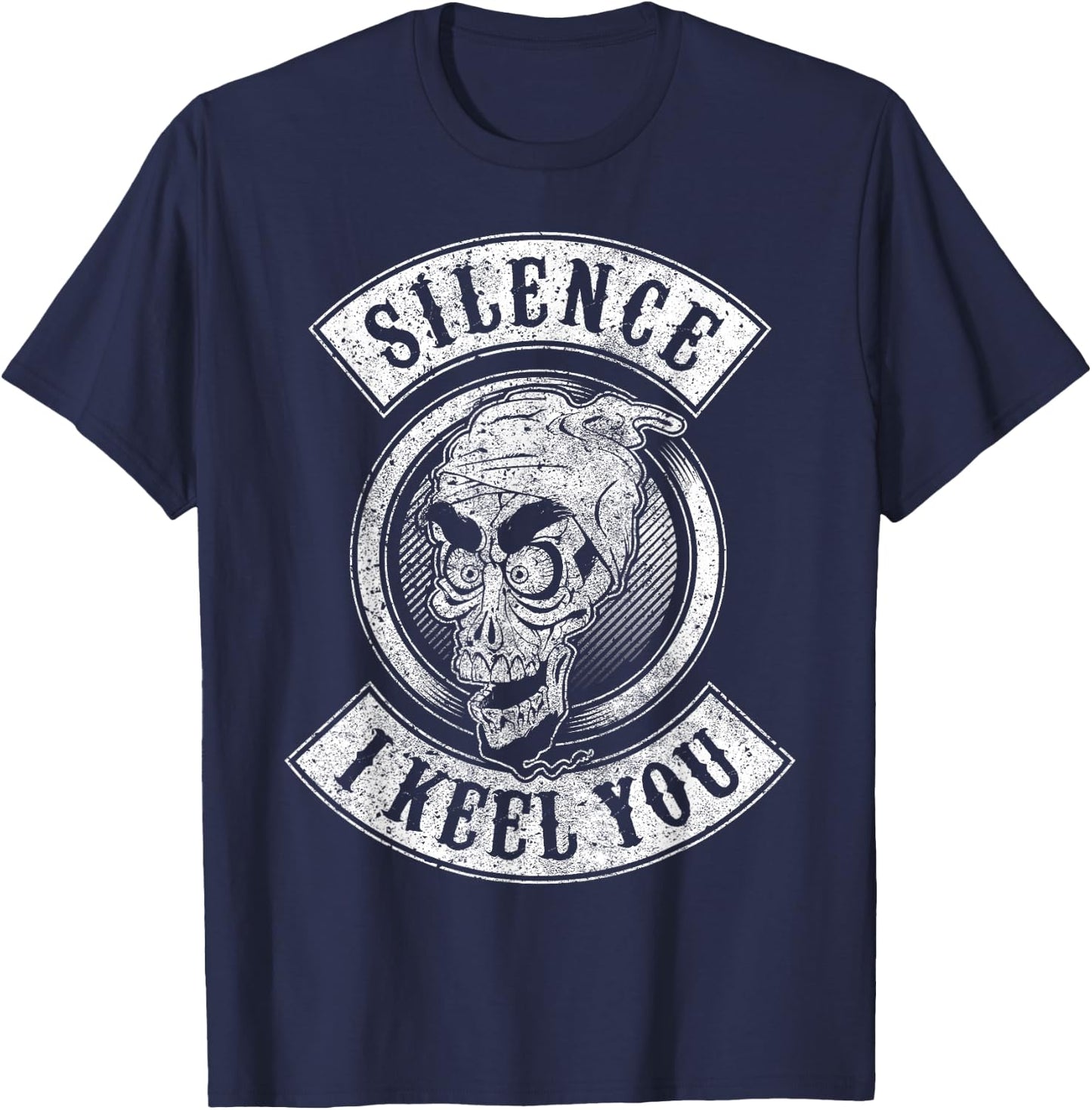 Jeff Dunham Sons of Achmed - Silence I Keel You T-Shirt - T-Shirt | Navy