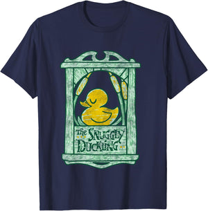 Disney Tangled The Snuggly Duckling Vintage Sign T-Shirt - T-Shirt | Navy