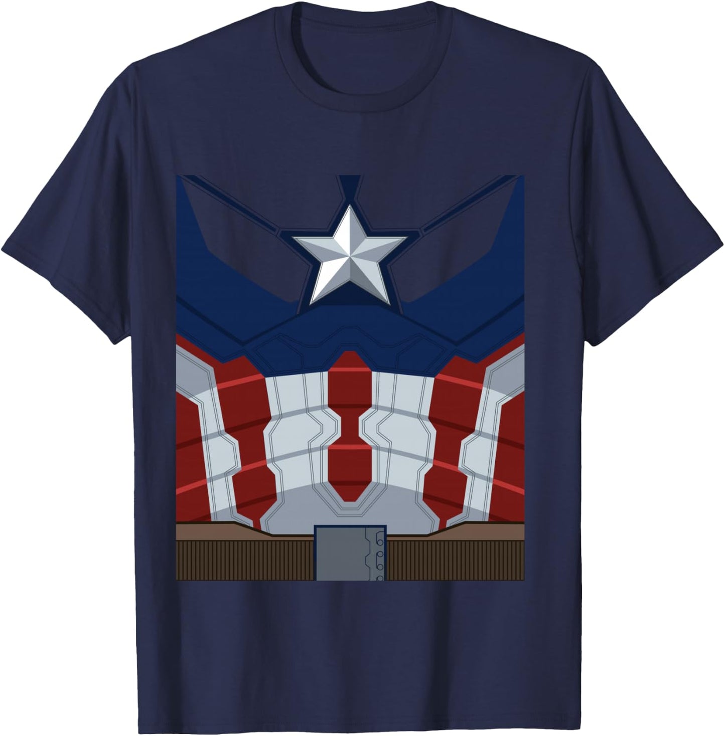 Marvel Captain America Costume T-Shirt - T-Shirt | Navy