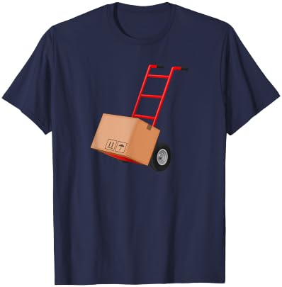 Dolly Hand Truck Cart Moving Funny T-Shirt - T-Shirt | Navy