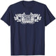 Detroit Techno Militia: Aztec Design T-Shirt - T-Shirt | Navy