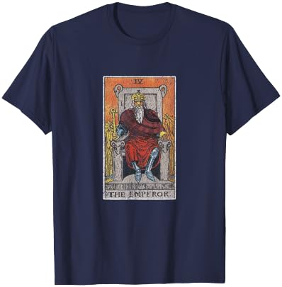 Emperor Tarot Shirt Occult Divination Psychic Gift T-Shirt - T-Shirt | Navy