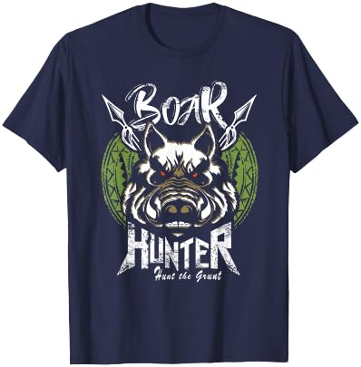 Hog Hunting Shirt Funny Boar Hunter Gift T-Shirt - T-Shirt | Navy