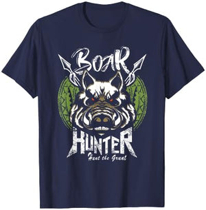 Hog Hunting Shirt Funny Boar Hunter Gift T-Shirt - T-Shirt | Navy