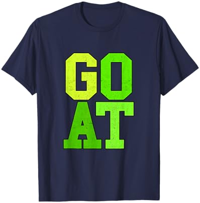 Green Of All Time Y'all! Green Graphic T-Shirt - T-Shirt | Navy