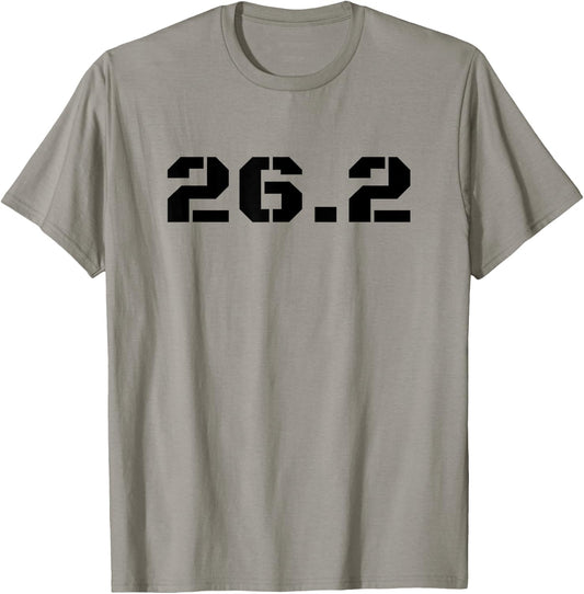 26.2 Marathon Running Shirt Men and Women T-Shirt - T-Shirt | Sand
