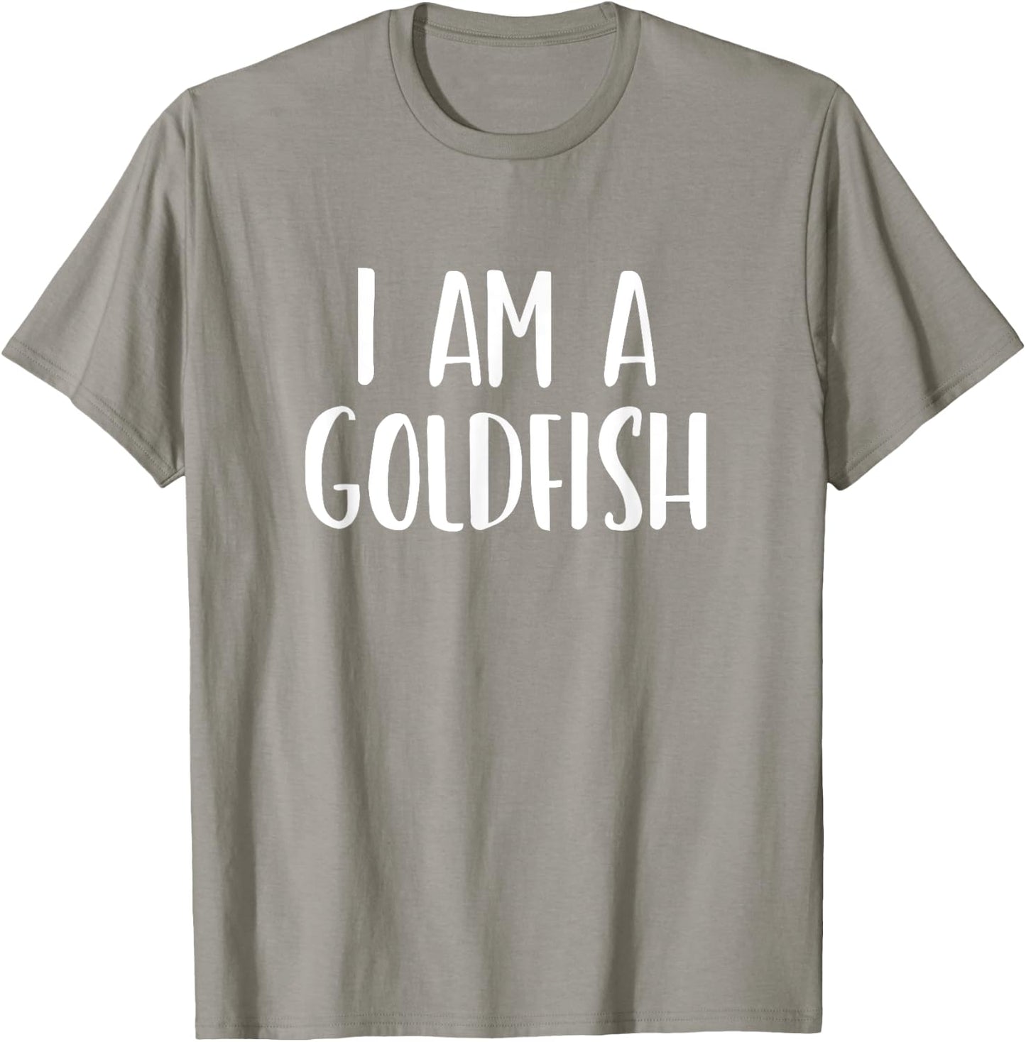 I Am A Goldfish Halloween I'm Simple Costume Lazy T-Shirt - T-Shirt | Sand