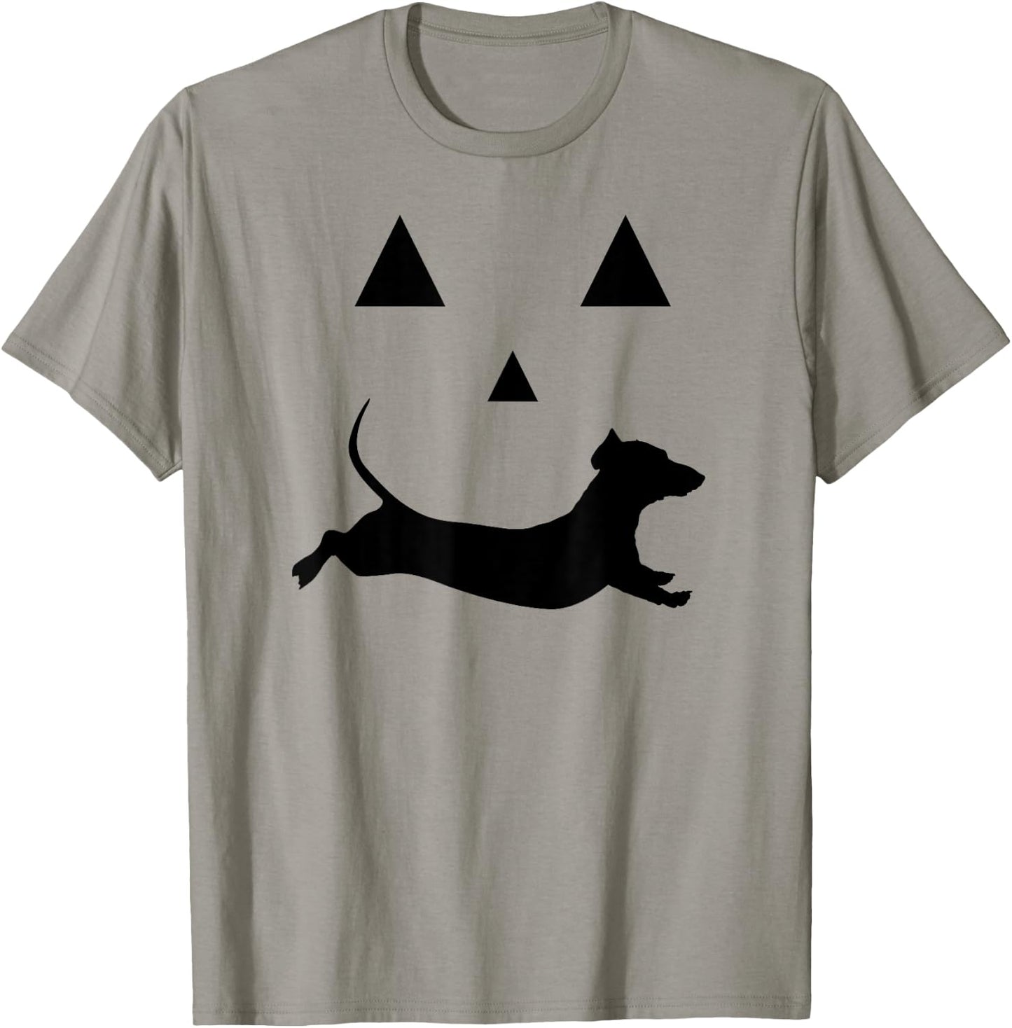 Halloween Pumpkin Dachshund Jack-o-lantern Costume T-Shirt - T-Shirt | Sand
