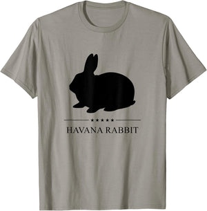 Havana Rabbit Black Silhouette T-Shirt - T-Shirt | Sand