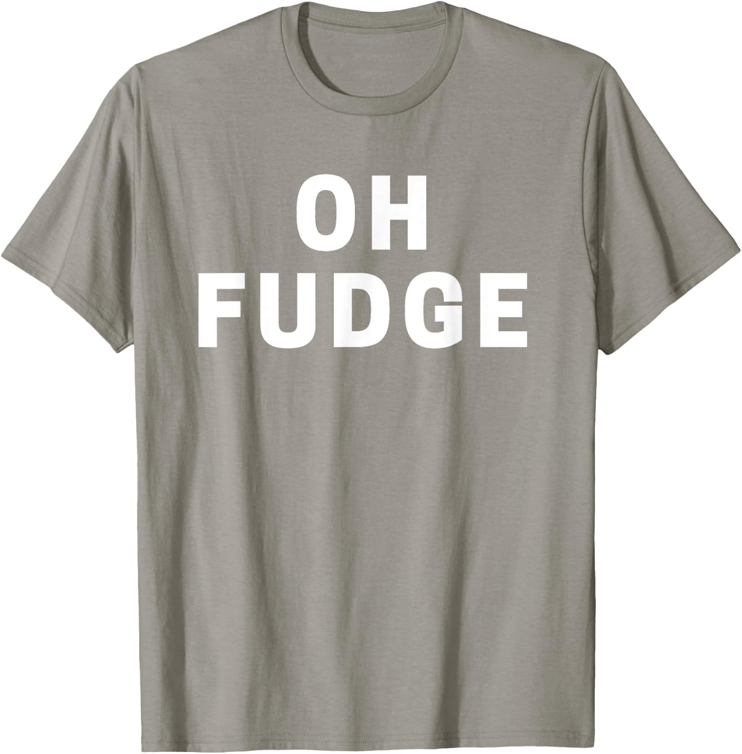 Oh Fudge Funny Christmas T-Shirt - T-Shirt | Sand