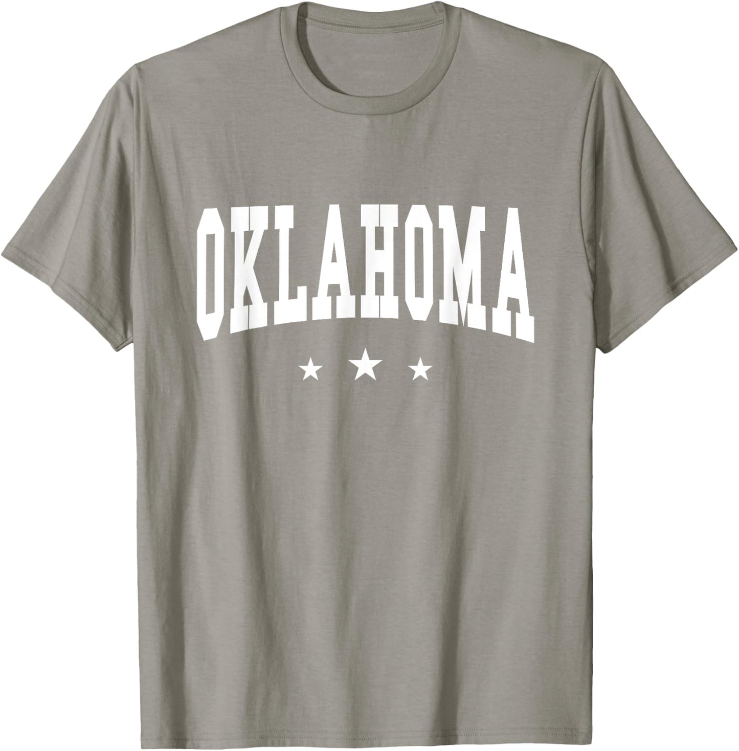 Oklahoma - Preppy Varsity Pink - Throwback Design - Classic T-Shirt - T-Shirt | Sand