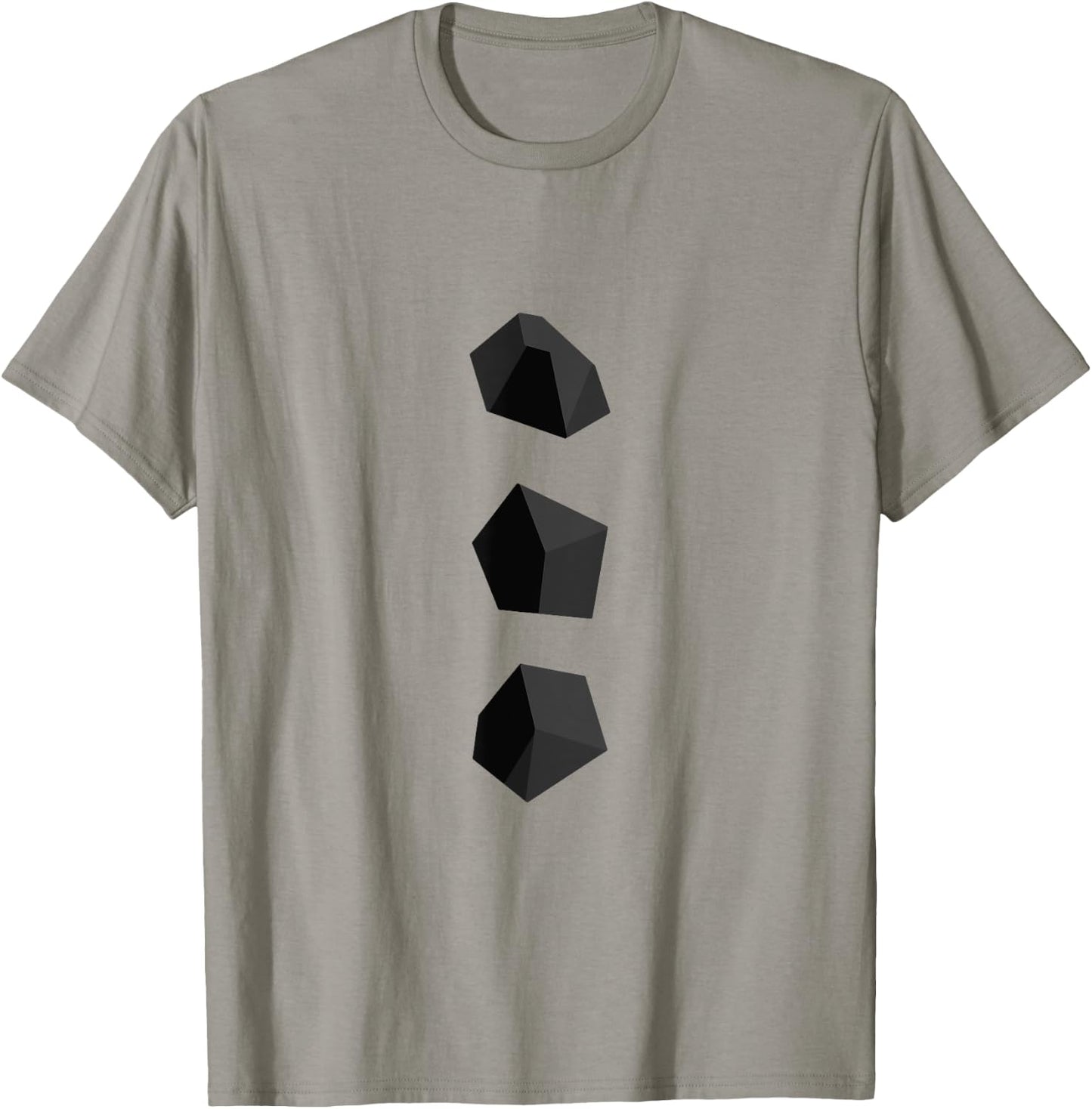 Snowman Coal Buttons Costume Christmas T-Shirt - T-Shirt | Sand