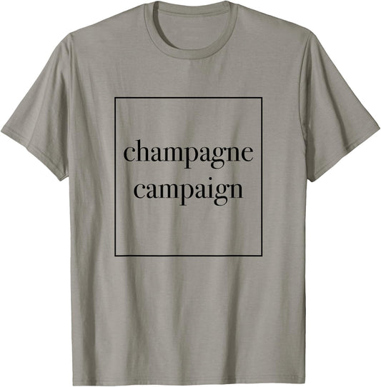 Champagne Campaign Bachelorette Bridal Party T-Shirt - T-Shirt | Sand