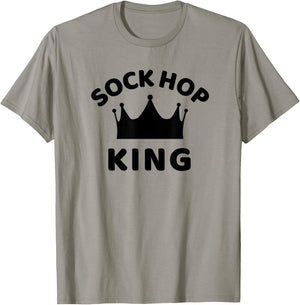 Sock Hop King 1950s Party Sock Hop Dance T-Shirt - T-Shirt | Sand