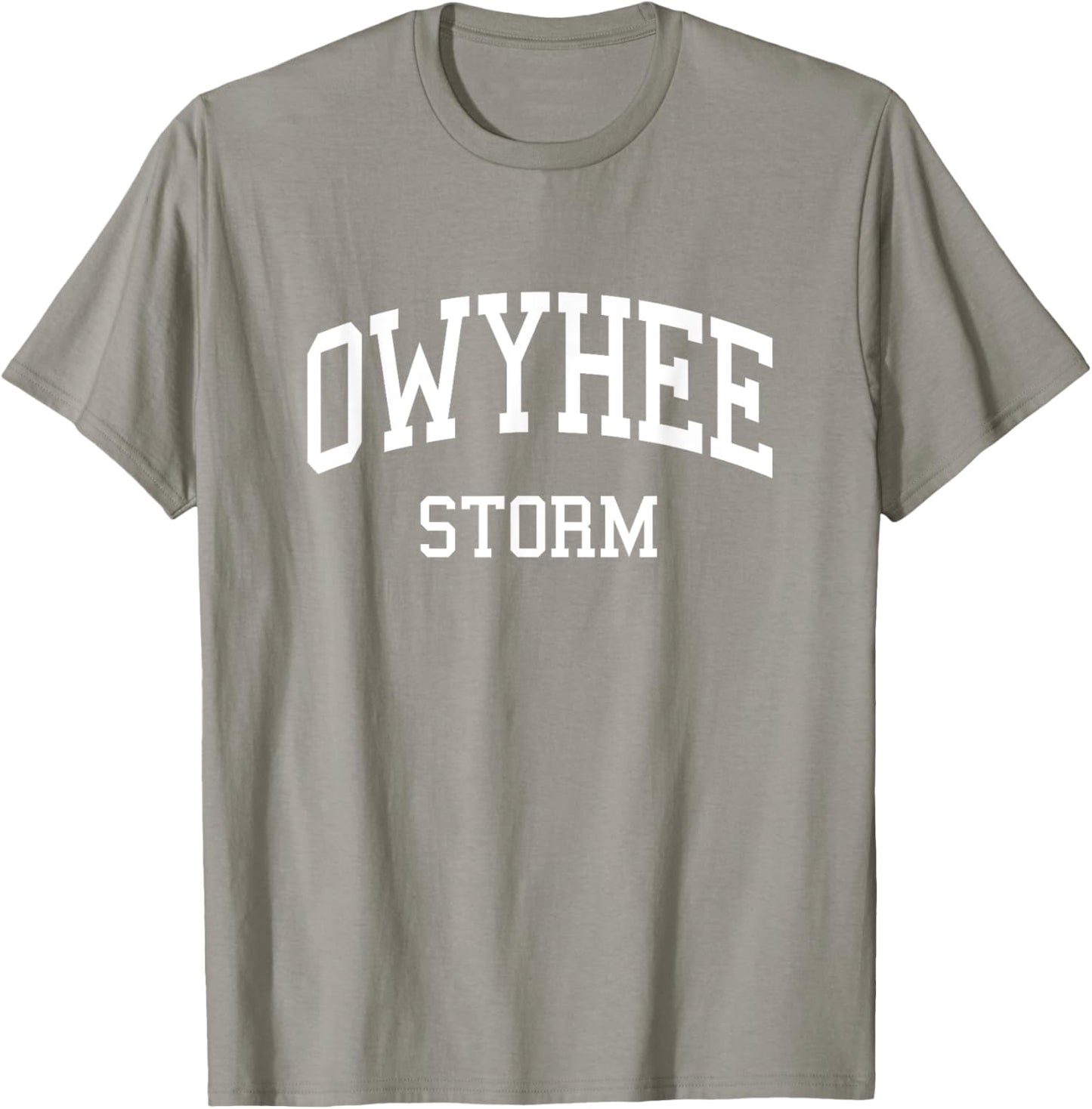 Owyhee High School HS Meridian ID Retro Sports T-Shirt - T-Shirt | Sand