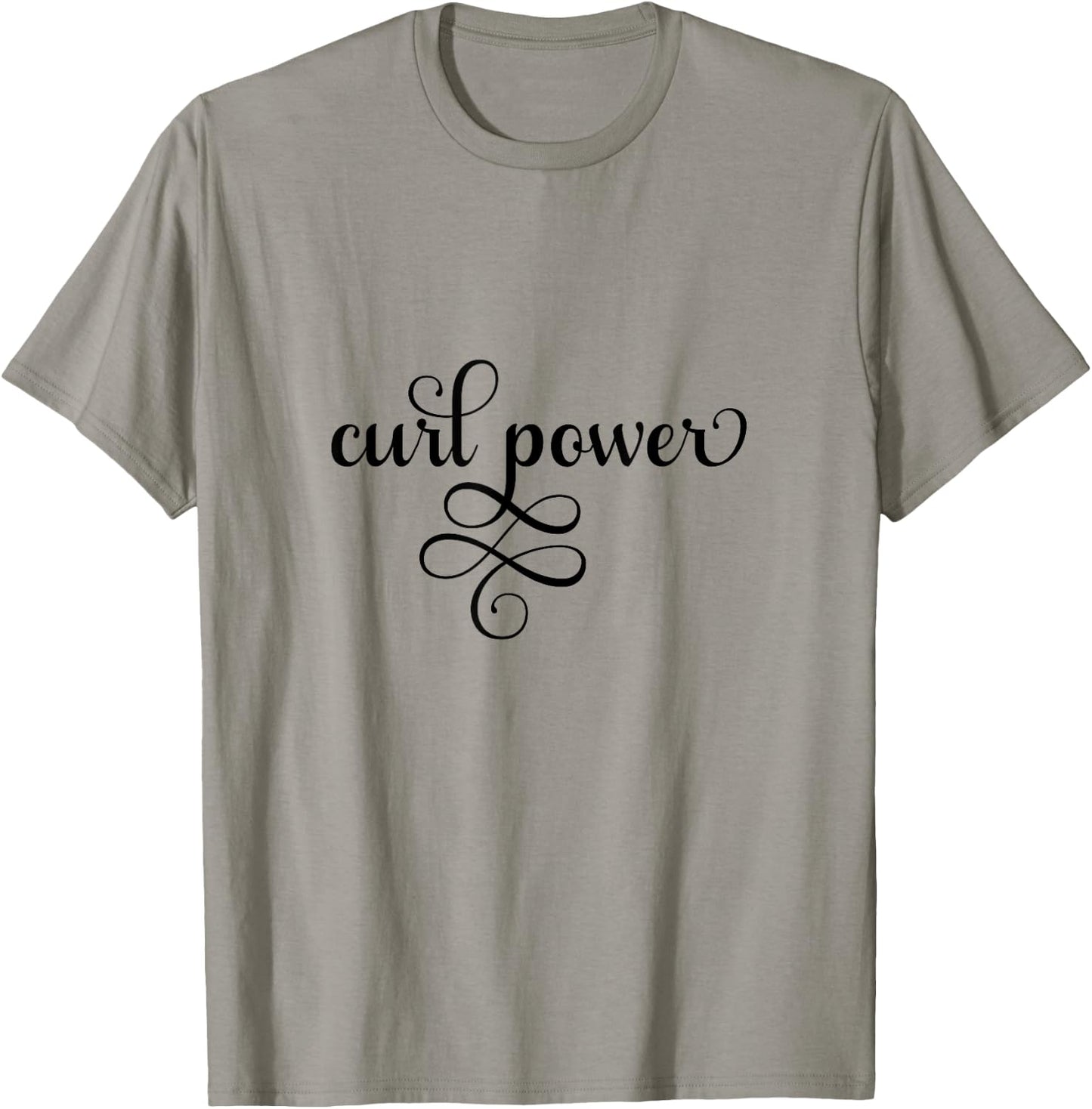 Curl Power Curly Hair Pride T-Shirt - T-Shirt | Sand