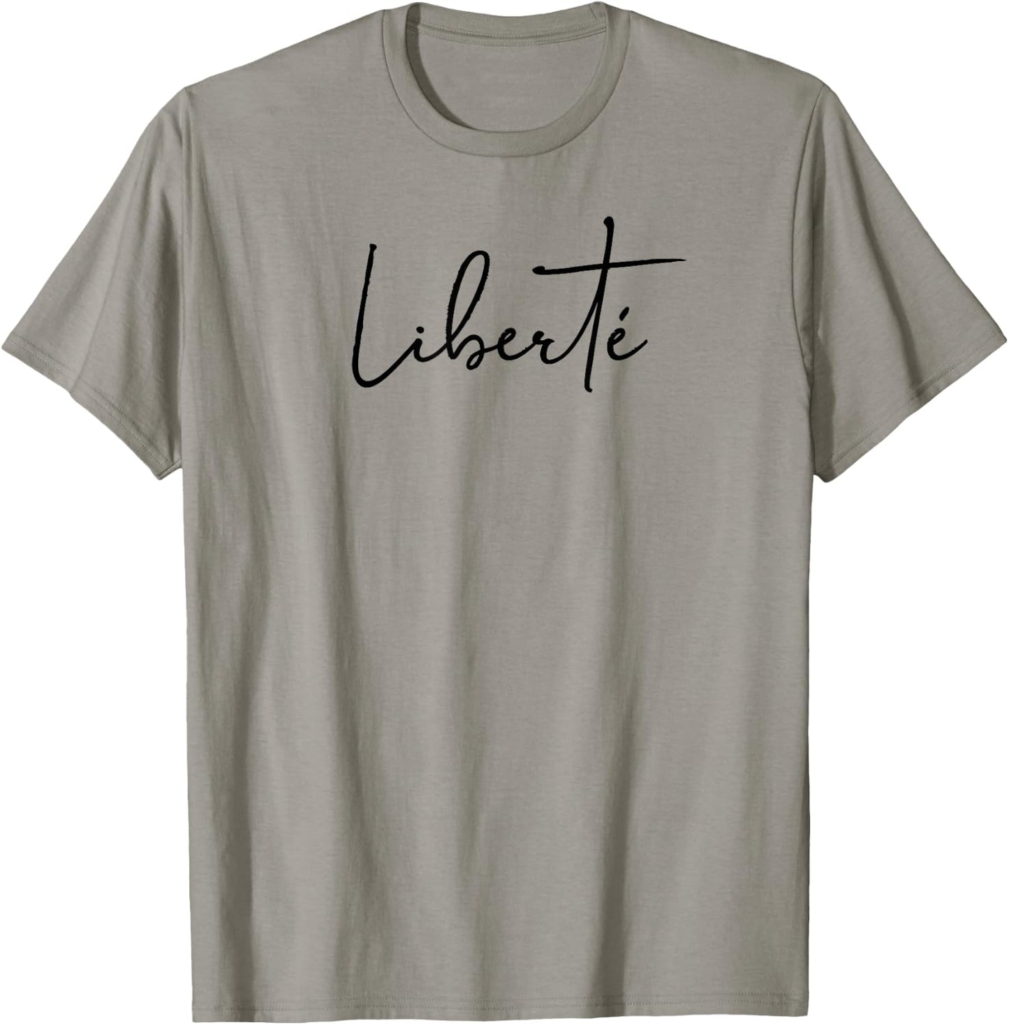 Liberte Liberty Freedom Independence 4th of July Men T-Shirt - T-Shirt | Sand