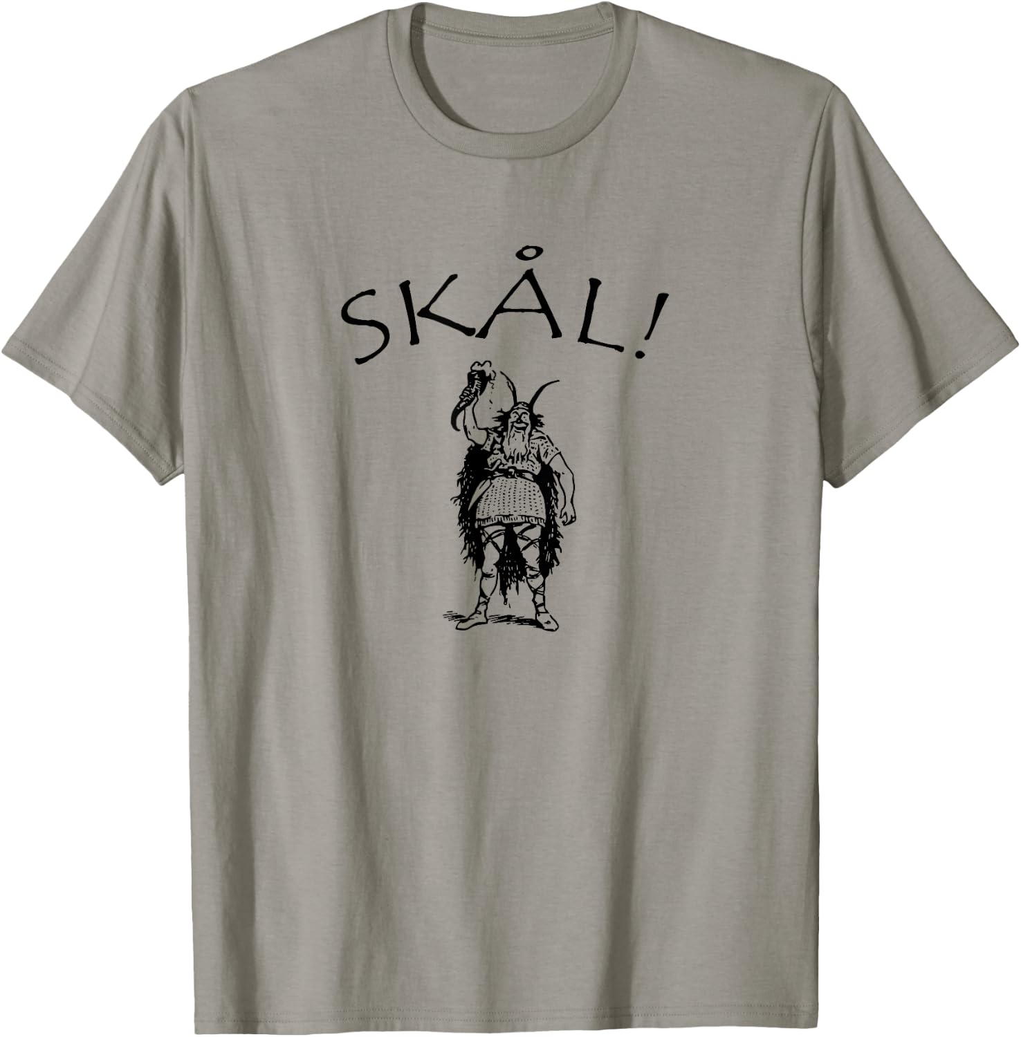 SKAL! Scandinavian Cheers Nordic Norway Sweden Denmark Norse T-Shirt - T-Shirt | Sand