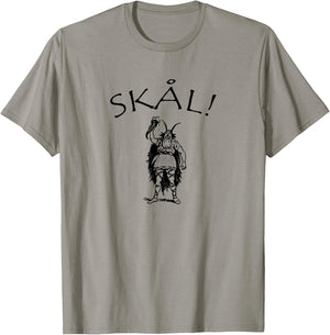 SKAL! Scandinavian Cheers Nordic Norway Sweden Denmark Norse T-Shirt - T-Shirt | Sand