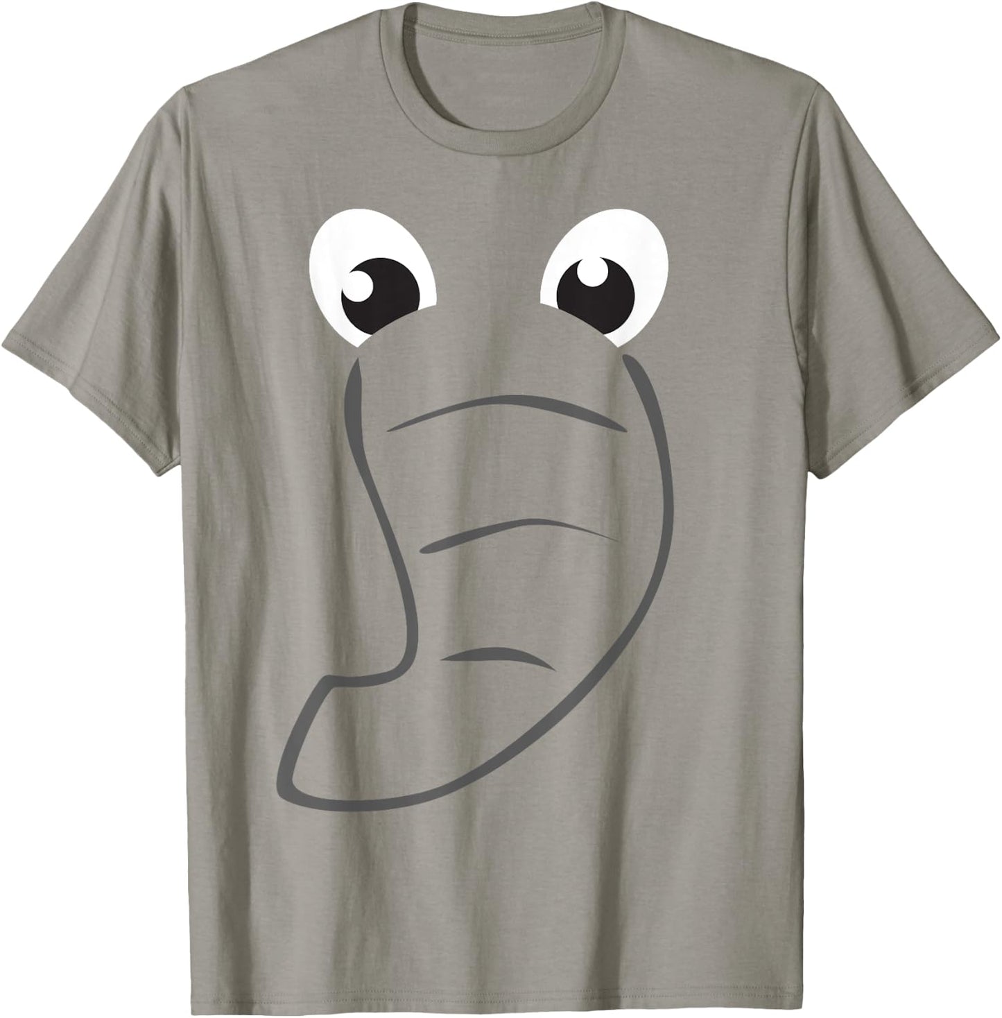 Elephant Face Cute Kids Halloween Costume Animal Gift T-Shirt - T-Shirt | Sand