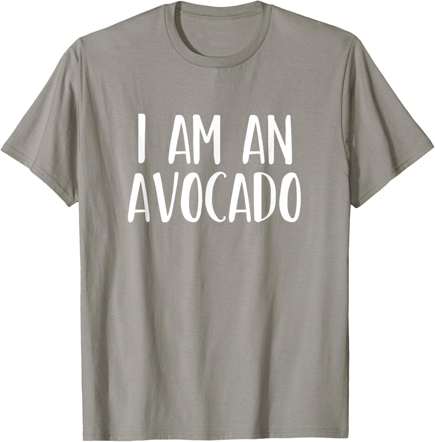 I Am A Avocado Halloween I'm Simple Costume Lazy T-Shirt - T-Shirt | Sand