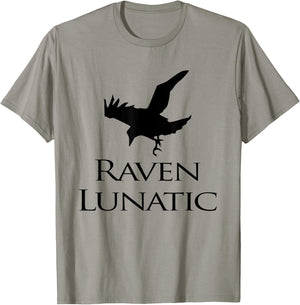 Raven Lunatic Bird Funny For Raven Lovers Women Men fun Gift T-Shirt - T-Shirt | Sand