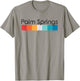 Vintage Palm Springs California CA Retro Design T-Shirt - T-Shirt | Sand