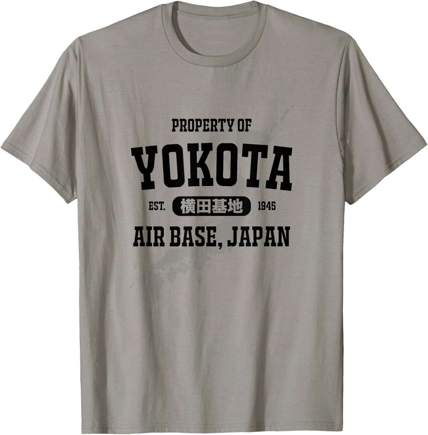 Military : Property of Yokota Air Base (Black) T-Shirt - T-Shirt | Sand