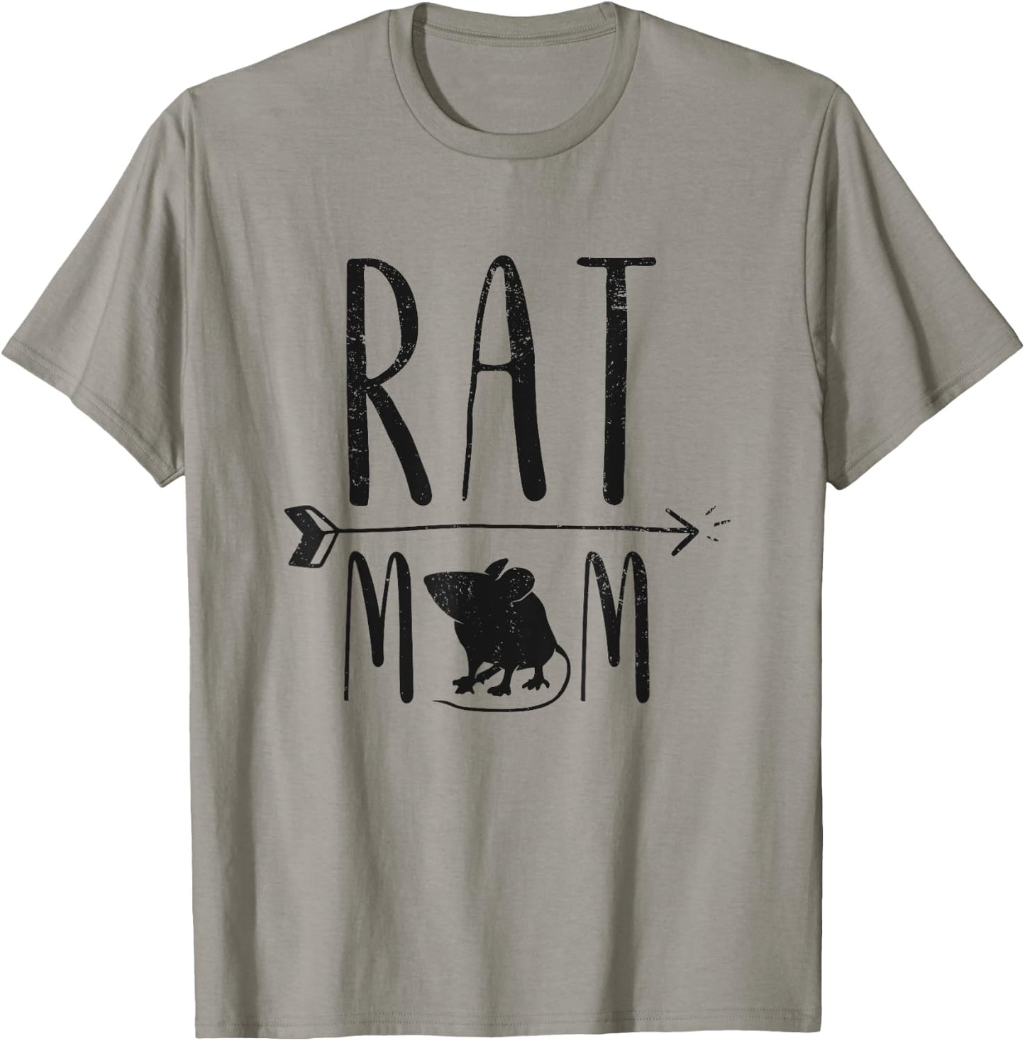 Rat Mom - Funny Retro Pet Mouse Rat or Rodent Gift T-Shirt - T-Shirt | Sand