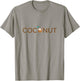 Coconut Funny Tropical Summer Coconut Day Women T-Shirt - T-Shirt | Sand