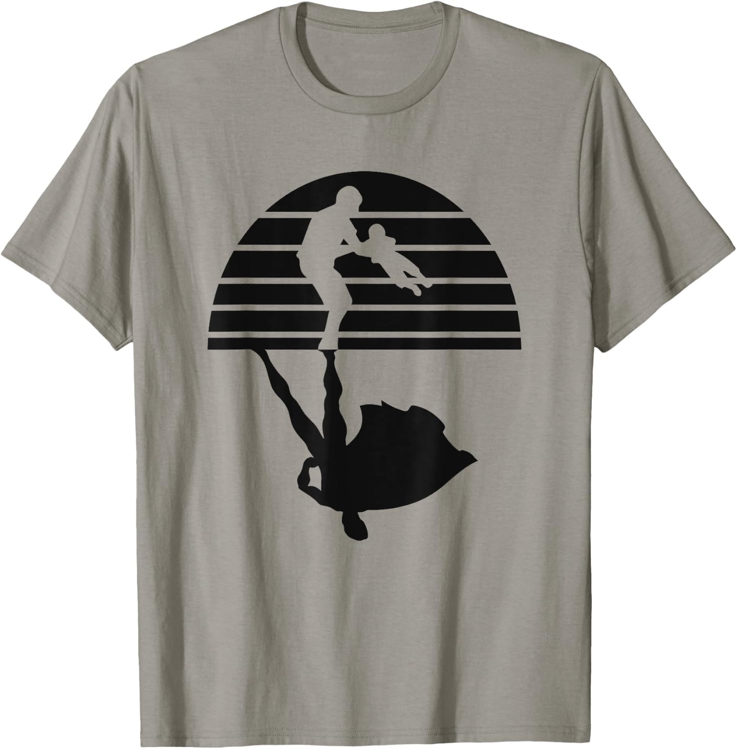 Super Dad Shadow Funny Hero T-Shirt - T-Shirt | Sand