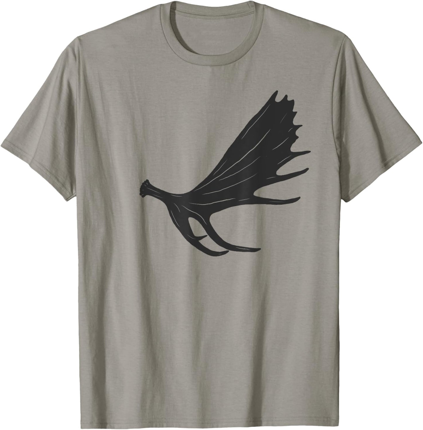 Moose Shed Antler ; Horn Hunter Moose Shirt Men Women T-Shirt - T-Shirt | Sand
